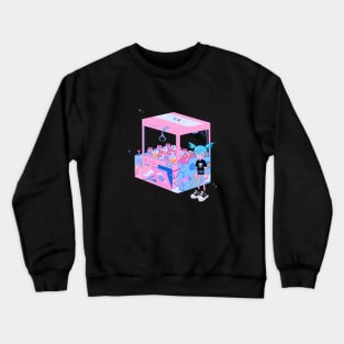 Arcade Girl (transparent) Crewneck Sweatshirt